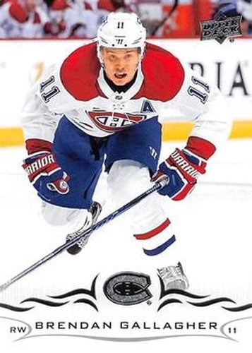 #100 Brendan Gallagher - Montreal Canadiens - 2018-19 Upper Deck Hockey