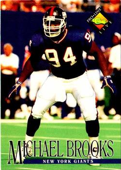 #100 Michael Brooks - New York Giants - 1994 Pro Line Live Football