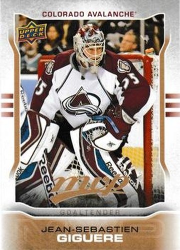 #100 Jean-Sebastien Giguere - Colorado Avalanche - 2014-15 Upper Deck MVP Hockey