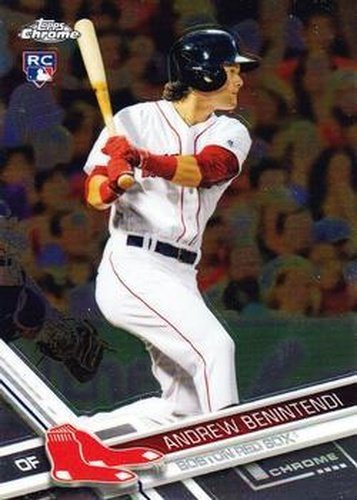 #100 Andrew Benintendi - Boston Red Sox - 2017 Topps Chrome Baseball