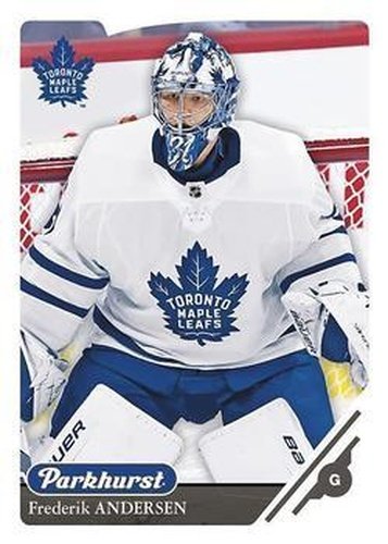 #100 Frederik Andersen - Toronto Maple Leafs - 2018-19 Parkhurst Hockey