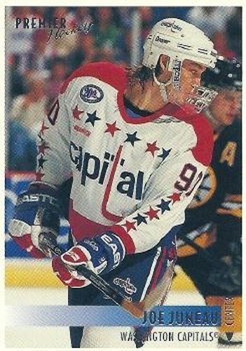 #100 Joe Juneau - Washington Capitals - 1994-95 Topps Premier Hockey