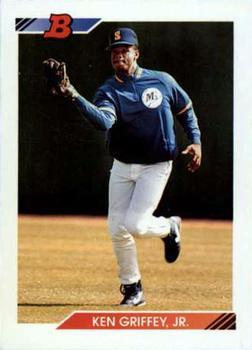 #100 Ken Griffey, Jr. - Seattle Mariners - 1992 Bowman Baseball