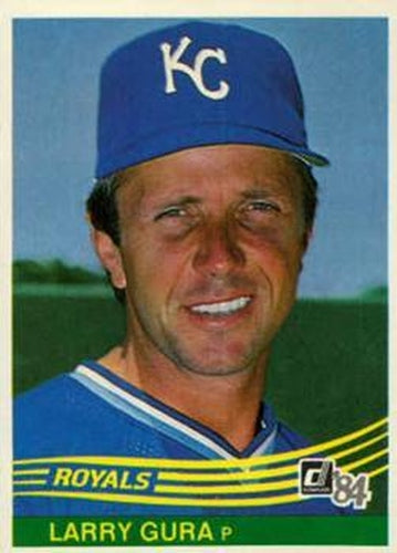 #100 Larry Gura - Kansas City Royals - 1984 Donruss Baseball