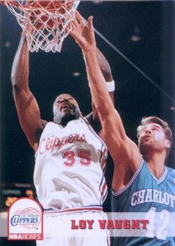 #100 Loy Vaught - Los Angeles Clippers - 1993-94 Hoops Basketball