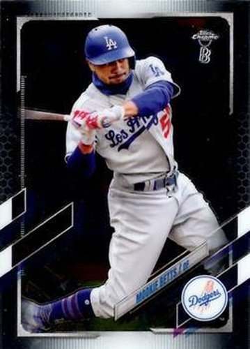 #100 Mookie Betts - Los Angeles Dodgers - 2021 Topps Chrome Ben Baller Edition Baseball