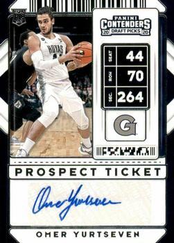 #100 Omer Yurtseven - Georgetown Hoyas - 2020 Panini Contenders Draft Picks Basketball