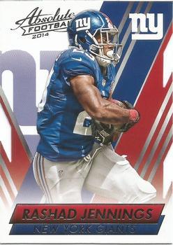 #100 Rashad Jennings - New York Giants - 2014 Panini Absolute - Retail Football