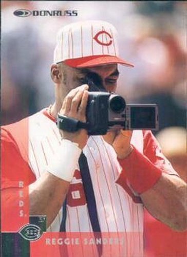 #100 Reggie Sanders - Cincinnati Reds - 1997 Donruss Baseball