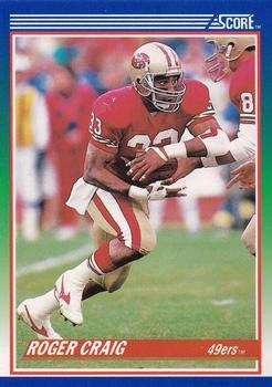 #100 Roger Craig - San Francisco 49ers - 1990 Score Football