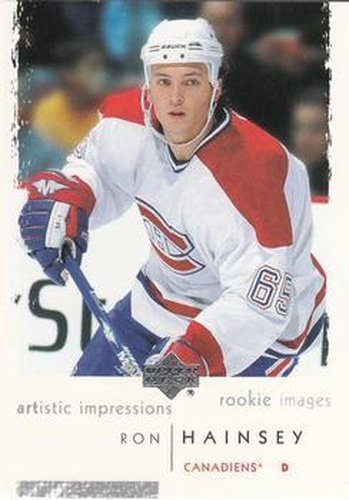 #100 Ron Hainsey - Montreal Canadiens - 2002-03 UD Artistic Impressions Hockey