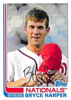#100 Bryce Harper - Washington Nationals - 2013 Topps Archives Baseball