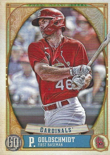 #100 Paul Goldschmidt - St. Louis Cardinals - 2021 Topps Gypsy Queen Baseball