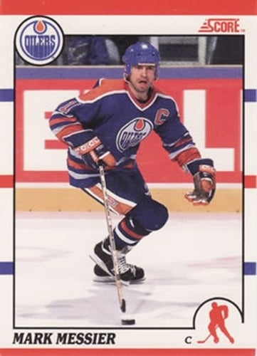 #100 Mark Messier - Edmonton Oilers - 1990-91 Score Canadian Hockey