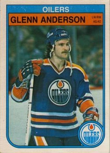 #100 Glenn Anderson - Edmonton Oilers - 1982-83 O-Pee-Chee Hockey