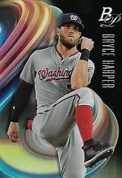 #100b Bryce Harper - Washington Nationals - 2018 Bowman Platinum Baseball