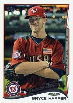 #100c Bryce Harper - Washington Nationals - 2014 Topps Baseball