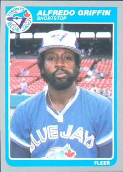 #106 Alfredo Griffin - Toronto Blue Jays - 1985 Fleer Baseball