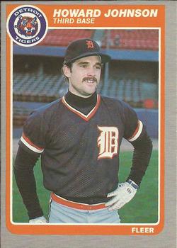 #12 Howard Johnson - Detroit Tigers - 1985 Fleer Baseball