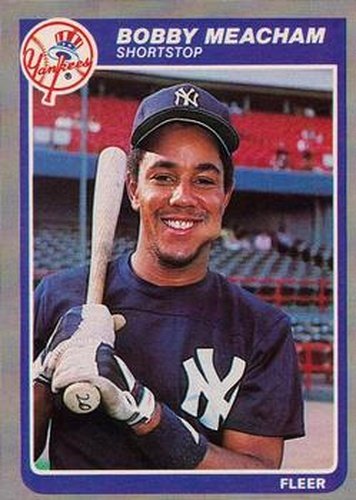 #134 Bobby Meacham - New York Yankees - 1985 Fleer Baseball