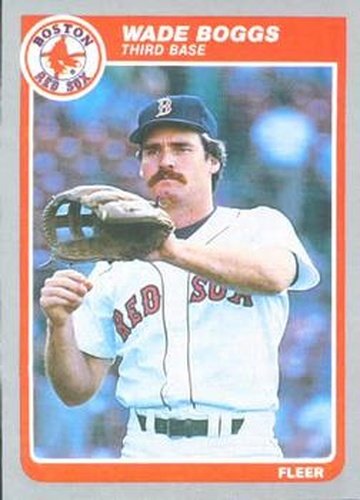 #151 Wade Boggs - Boston Red Sox - 1985 Fleer Baseball