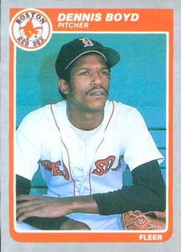 #152 Dennis Boyd - Boston Red Sox - 1985 Fleer Baseball