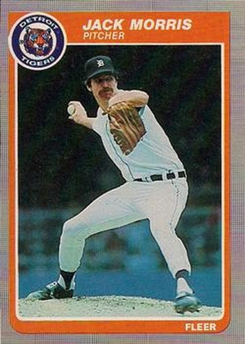 #18 Jack Morris - Detroit Tigers - 1985 Fleer Baseball