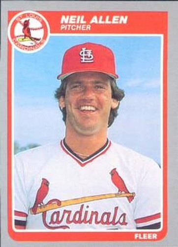 #219 Neil Allen - St. Louis Cardinals - 1985 Fleer Baseball