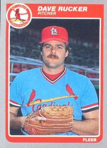 #238 Dave Rucker - St. Louis Cardinals - 1985 Fleer Baseball