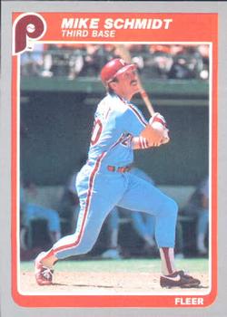 #265 Mike Schmidt - Philadelphia Phillies - 1985 Fleer Baseball