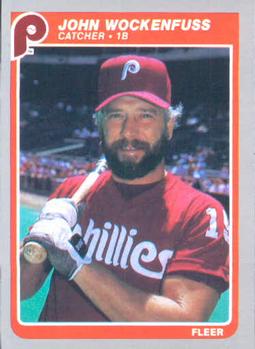 #269 John Wockenfuss - Philadelphia Phillies - 1985 Fleer Baseball