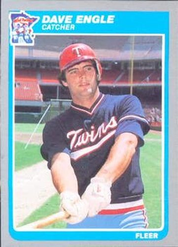 #276 Dave Engle - Minnesota Twins - 1985 Fleer Baseball