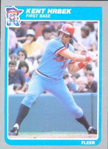 #281 Kent Hrbek - Minnesota Twins - 1985 Fleer Baseball