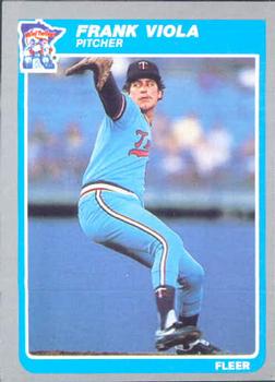 #291 Frank Viola - Minnesota Twins - 1985 Fleer Baseball