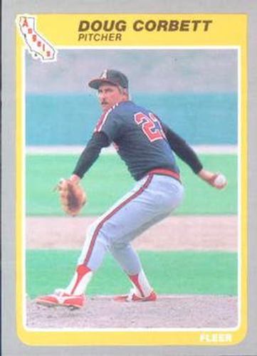 #298 Doug Corbett - California Angels - 1985 Fleer Baseball