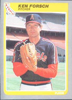 #301 Ken Forsch - California Angels - 1985 Fleer Baseball