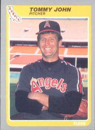 #304 Tommy John - California Angels - 1985 Fleer Baseball