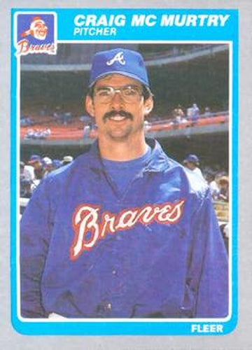#333 Craig McMurtry - Atlanta Braves - 1985 Fleer Baseball