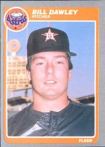#348 Bill Dawley - Houston Astros - 1985 Fleer Baseball