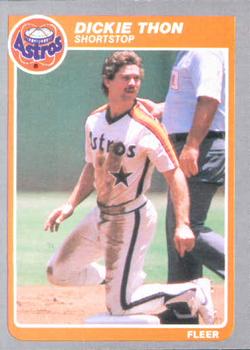 #364 Dickie Thon - Houston Astros - 1985 Fleer Baseball