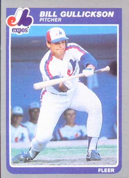#399 Bill Gullickson - Montreal Expos - 1985 Fleer Baseball