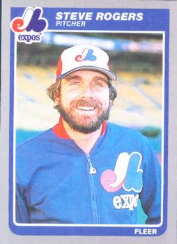 #408 Steve Rogers - Montreal Expos - 1985 Fleer Baseball