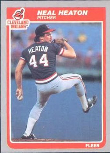 #451 Neal Heaton - Cleveland Indians - 1985 Fleer Baseball