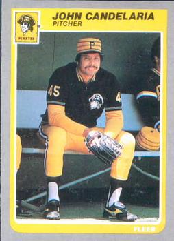#462 John Candelaria - Pittsburgh Pirates - 1985 Fleer Baseball