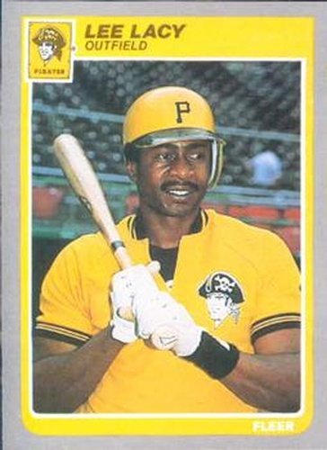 #467 Lee Lacy - Pittsburgh Pirates - 1985 Fleer Baseball