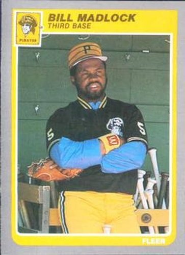 #468 Bill Madlock - Pittsburgh Pirates - 1985 Fleer Baseball