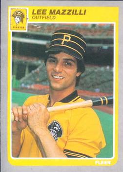 #469 Lee Mazzilli - Pittsburgh Pirates - 1985 Fleer Baseball