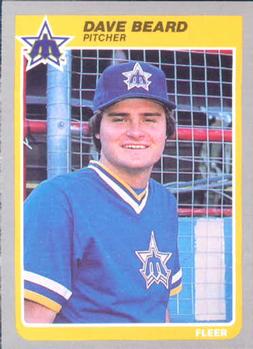 #483 Dave Beard - Seattle Mariners - 1985 Fleer Baseball