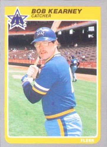 #491 Bob Kearney - Seattle Mariners - 1985 Fleer Baseball