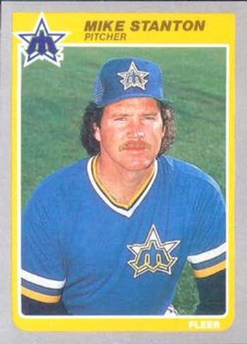 #501 Mike Stanton - Seattle Mariners - 1985 Fleer Baseball